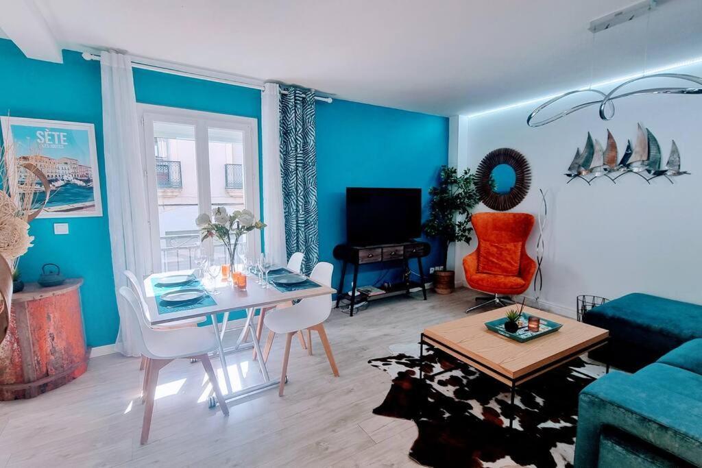 Апартаменты Le Clavel Superbe Deco, Centre Historique, Climatise, Parking A Proximite Сет Экстерьер фото